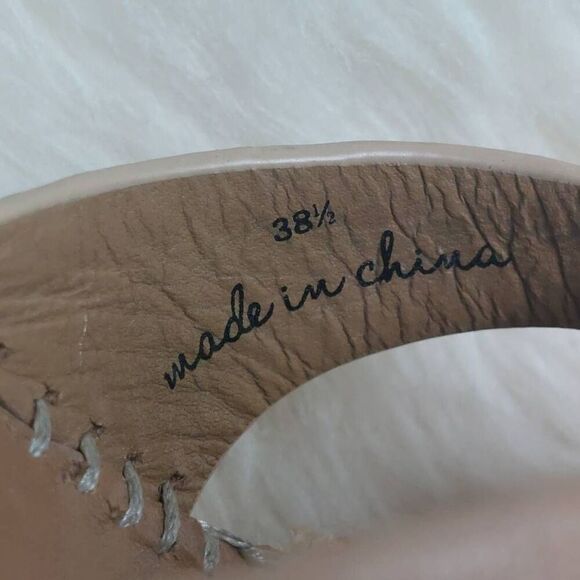 Joie Leather and Jute Platform Espadrille Sandals Size 38.5 (7.5) - Picture 7 of 15